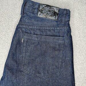 Joker Brand Jeans Mens Denim Baggy Grunge Y2K Skater Hip Hop Tag 34 Actual 32x29
